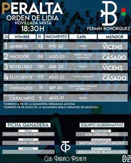 Orden de lidia